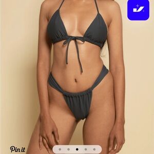 Montce Bikini Set Charcoal